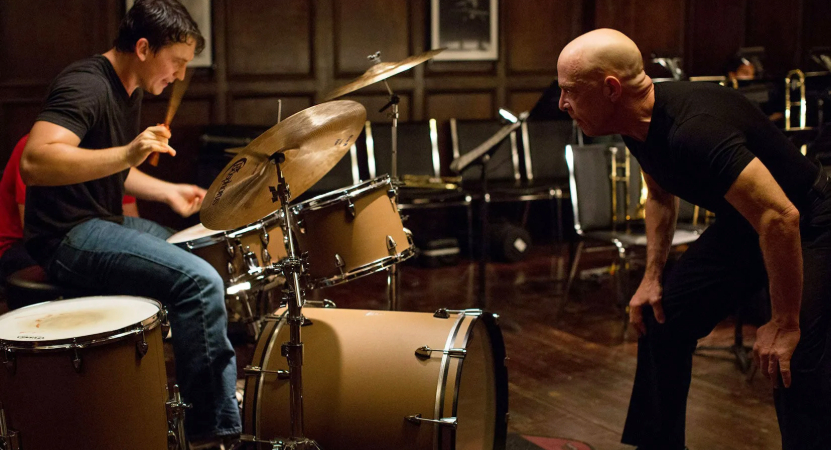 Still image from Whiplash.